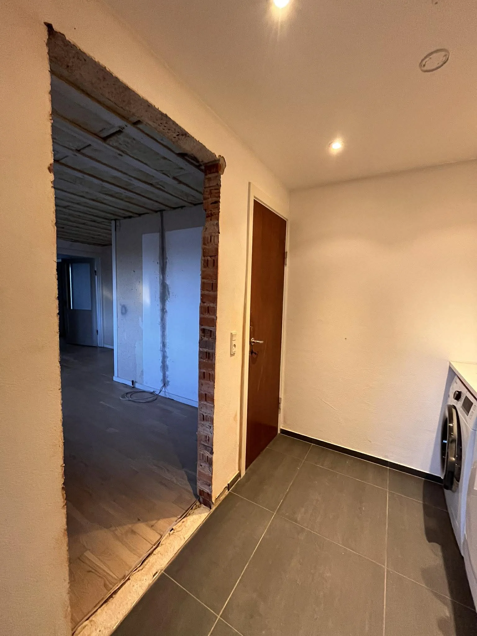 Blænding af dør/ ilægning af overligger – billede 5
